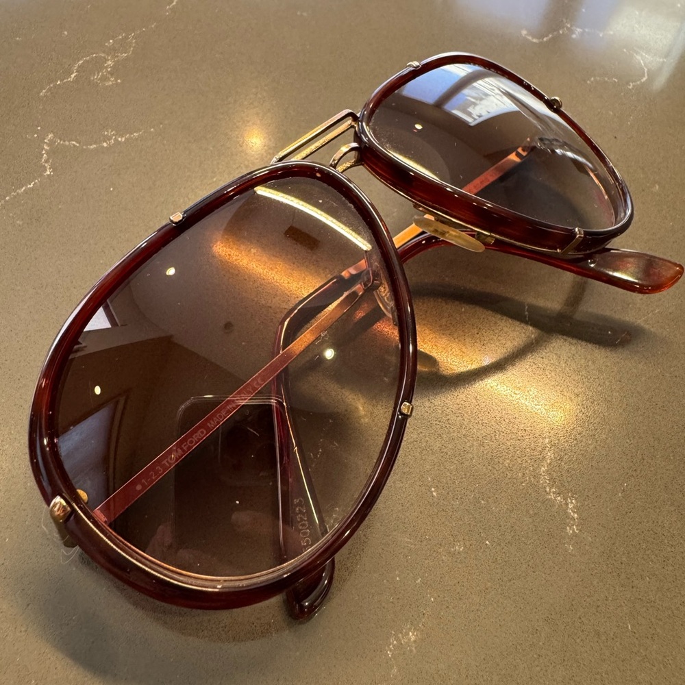 100% TOM FORD Aviator Sunglasses